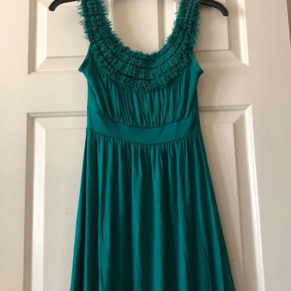 Soprano high low dress turquoise. - Picture 3 of 4